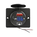 Informations électriques précises : conçu pour plus de commodité, le chargeur de voiture comprend un affichage numérique de la tension qui surveille le système électrique du véhicule et fournit des données de tension en temps réel, aidant les conducteurs à maintenir une stabilité constante de l'alimentation, en particulier lors de l'utilisation de véhicules modifiés pour des voyages en terrain non pavé