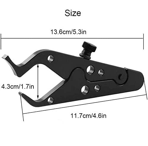 Image of Motorcycle Cruise Control Throttle Lock - CNC 6061 T6 Aluminum with Rubber Grip | Universal Handlebar Throttle Holder for Comfortable Long Rides | Easy Manual Speed Lock | Black