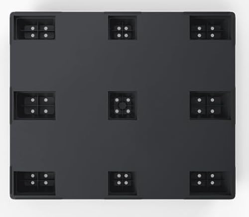 48\" L x 40\" W x 6\" H Heavy Duty Recycled High Density Polyethylene Pallet Nestable Stackable 7,000lb Weight Load Capacity