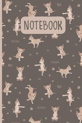 Funny Chihuahua Dog Notebook: Lined Journal for Chihuahua Dog Lovers: 6x9, 110 Blank Pages