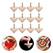 24 Pcs Wooden Spinning Top Rotating Tops Toy Durable Gyro Plaything DIY Hand-Painted Gyro Wooden Toy Toys for Kid Small Rotating Toys Tops Playthings