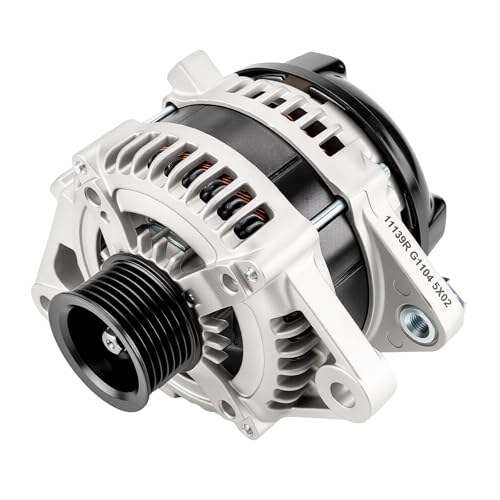 Image of PHILTOP New Alternator Compatible With 2005-2015 Tacoma, 2003-2009 4Runner 11139R 12V 130Amp CW 7-Groove Pulley | 11139R 12V 130Amp CW 7-Groove Pulley