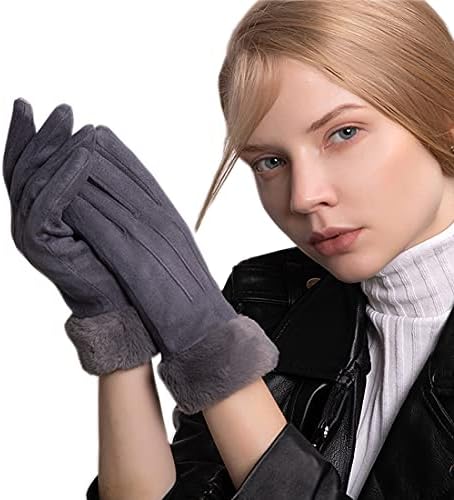 WITERY Women Winter Thermal Gloves Windproof Touch Screen Gloves Lined Thick Warmer Gloves for Cycling Driving Running Skiing Camping etc