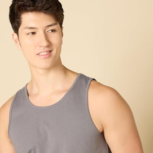Image of Amazon Essentials Men's Active Quick Dry Tech Stretch Moisture Wicking Lightweight Gym Tank Top