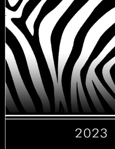 Zebra print appointment book 2023: Animal print 2023 appointment book