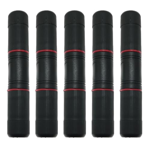 Maxmoral 5PCS ABS Waterproof Ethernet RJ45 Coupler POE Connector Female to Female for Outdoor Network Cable Extension IP67 Ethernet Adapter for Outdoor Equipment IP Security Cameras