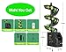 BM17 Tennis Ball Machine Electric RC Rechargeable Launcher for Beginner,Tripod Combo for Court,with Adjustable Tripod,Lightweight Tennis Serving Machine
