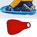 Zxpjkyu Snow Sled Flying Carpet, Snowboard Mat, Lightweight Sled, Foldable Sliding Sled, Roll-up Ski Board, Snowboard, Red