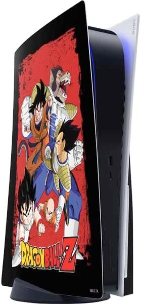 Skinit Decal Gaming Skin Compatible with PS5 Console - Officially Licensed Dragon Ball Z Vegeta Portrait Design