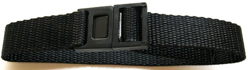 Vintage Retro Simple 20Mm Nylon Slip Thru One Piece Watch Band Strap #TOP25