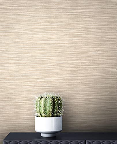 NEWROOM carta da parati Beige Tinta Unita Tessuto non Tessuto - Uni Tessile Struttura Moderna