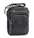  Blauer Borsello Crosby Uomo Ecopelle Nero