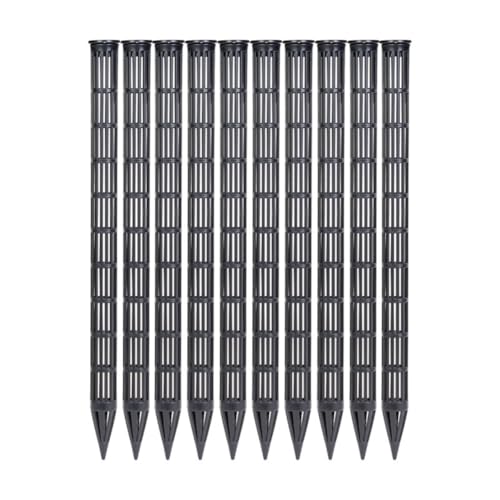 TMTGTS Varillas de ventilación para plantas, 10 piezas, aireador de tierra, tubo de raíz de plantas, tubos de ventilación para plantas, varilla de ventilación de suelo, ventilador de suelo para