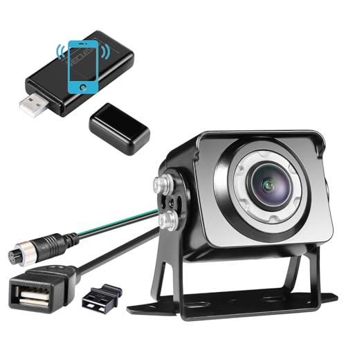 Image of Vehicle Backup AI Camera VECLESUS VC6 HD1080P AI Camera with WiFi Automatic Detection of Pedestrians and Vehicles,Automatic Distance,AI Night Vision(Sufficient Lighting),Waterproof for Vehicle