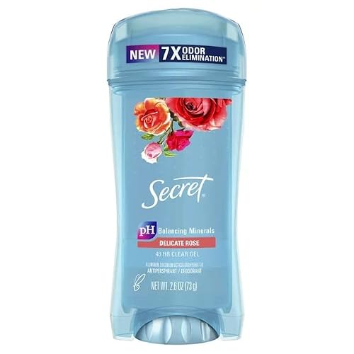 Secret Fresh Clear Gel Antiperspirant And Deodorant For Women, Delicate Rose, 2.6Oz (Pack Of 3) #TOP1