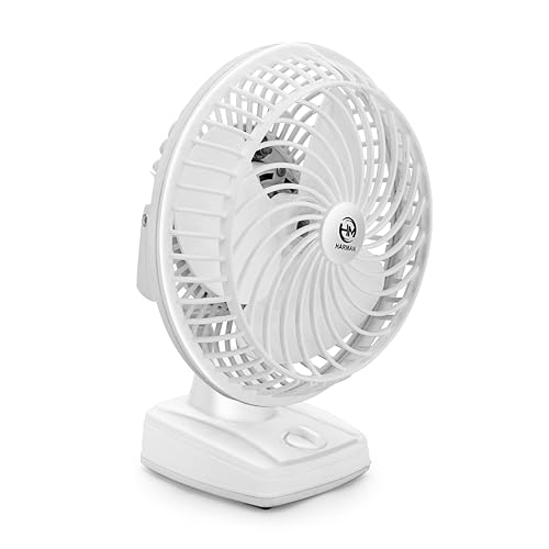 Image of HM HARMAN INDUSTRIES 9inch Air Wall Cum Table Fan || with 225mm Powerful High 3 Speed Motor 9 inch Size White