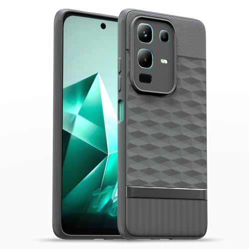 Image of Outlouders Back Cover for Infinix Note 50x 5G | Full Camera Protection | TPU Soft Flexible Shockproof Bumper Case (Grey)