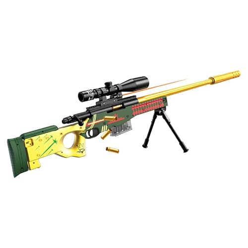 Jouet Sniper Gun AWM Boulon De Traction Manuel Eject The