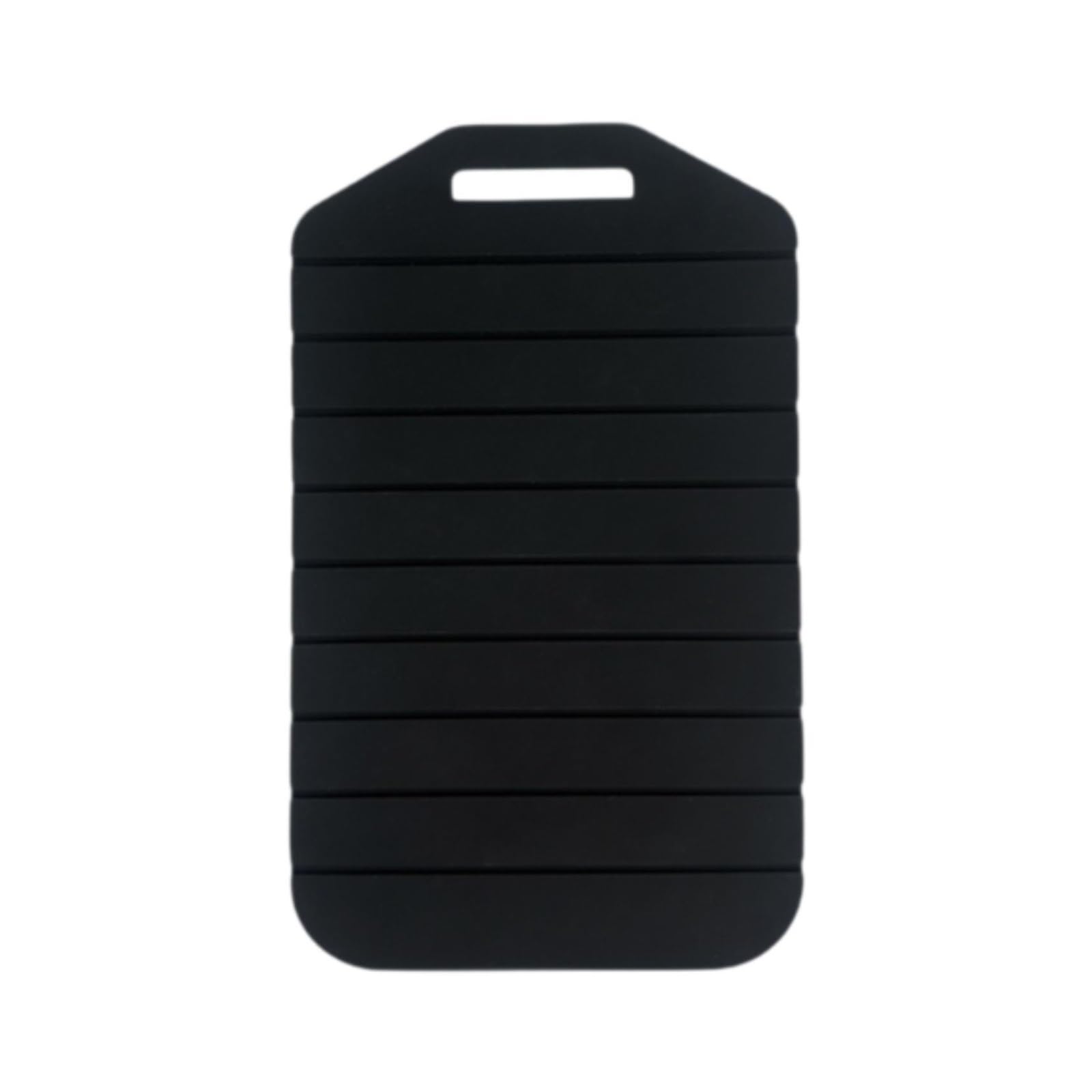 Tabla De Silicona Tabla de cortar plegable de silicona, resistente, Flexible, antideslizante, ligera, for barbacoas de frutas, actividades al aire libre(Black)