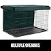 GORILLA GRIP Dog Crate Covers Compatible with Amazon Basics Dog Crates, All Sides Open, Privacy Cover Fits 36