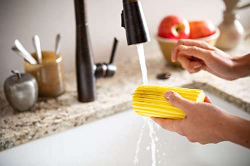 Scrub Daddy Damp Duster, Magical Sponge for Cleaning Venetian & Wooden Blinds, Vents, Radiators, Skirting Boards, Mirrors and Cobwebs, Traps Dust, Grey by Scrub Daddy - Image 5