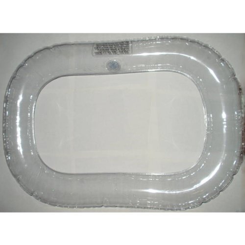 Window Seal Inflatable Truck Cab to Camper 24 x 16 Inch Clear PVC Fills Gaps Up to 3 Inches All-Weather Pass-Through Camper Rear Window Seal Includes Repair Kit