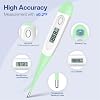 Boncare 10 Seconds Digital Thermometer for Adults and Kids - Accurate & Safe Rectal Thermometer for Baby with Fever Alarm, Oral Thermometer (Light Green)