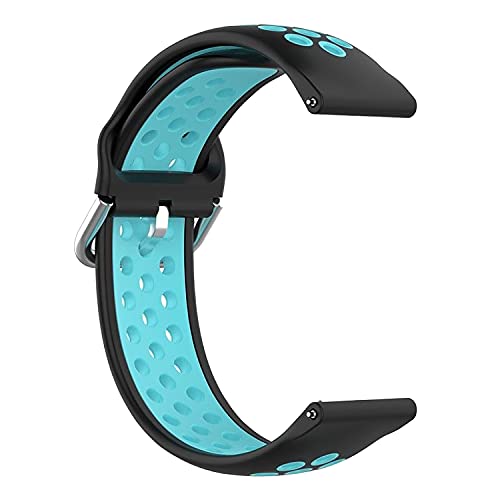 Image of ACM Watch Strap 22mm compatible with Boat Flash Edition Smartwatch | Silicone Belt Breatheable Dual Color Dot Band