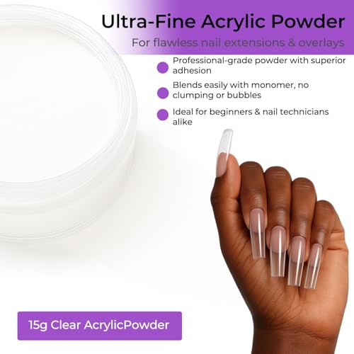 Kit Acrílico de Uñas 9 Piezas con Polvo y Monómero miniatura 5