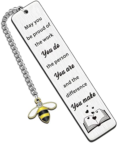 SMARGO Leaving Gifts for Colleagues Thank You Gifts for Women Men Employee Appreciation Retirement Gifts Bookmark for Coworkers Nurse Teacher Mentor Coach Volunteers Empolyees