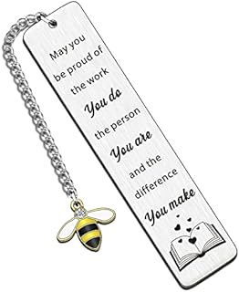 SMARGO Leaving Gifts for Colleagues Thank You Gifts for Women Men Employee Appreciation Retirement Gifts Bookmark for Coworkers Nurse Teacher Mentor Coach Volunteers Empolyees