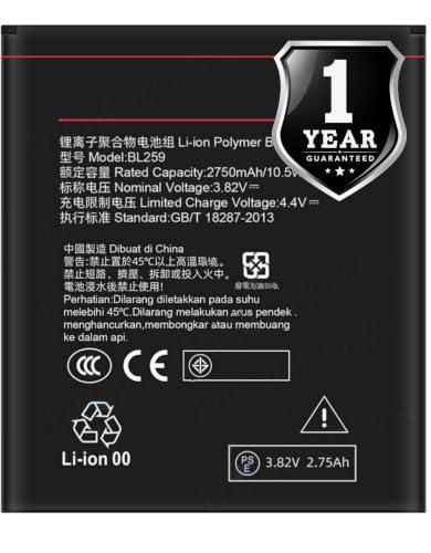 Image of Original BL259 Battery Compatible for Lenovo Vibe K5 (A6020a40, A6020a41, A6020l36, A6020l37) | Lenovo Vibe K5 Plus (A6020a46) | Lenovo Lemon 3 - (2750mAh) - 1 Year Warranty MC01