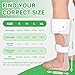 Orthomen AFO Drop Foot Brace, Half-Sole Foot Drop Brace with Stroke, MS, Hemiplegia, Drop Foot Support Shoes for Men and Women,XL-Right