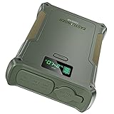 [Mehrfachspannung einstellbar]- ES400 Powerbank Unterstützung LED-Anzeigebildschirm, kann die verbleibende Leistung kennen, DC-Ausgangsspannung kann eingestellt werden, mit 12V, 16.5V, 20V, 24V Spannungsbereich, passend für verschiedene Geräte und breiterem Kompatibilitätsbereich.