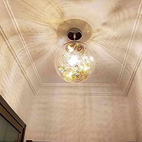 Lámpara de bola transparente regulable en altura de 1 luz 4