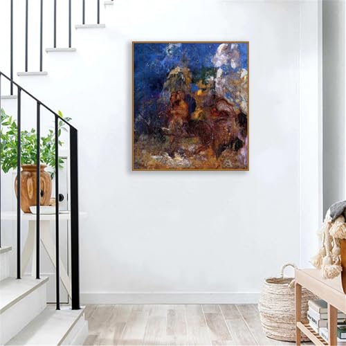 Poster Célèbre Impression sur Toile Centaures Odilon Redon 40x50
