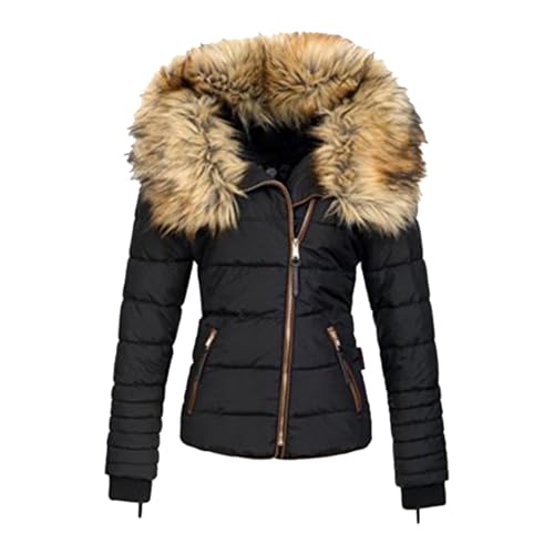 Abrigo de invierno para mujer contra el frío extremo y viento helado