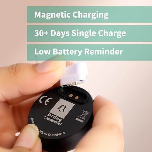 Image of DrRing Wearable SOS Emergency Alert Button for Seniors | Pendant with Whatsapp Alerts | 30-Day Battery | Free 12-Month Subscription | (Android Only)