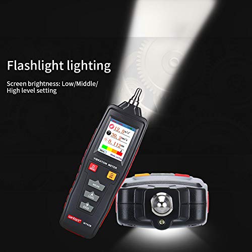 Handheld Digital Vibration Meter with Acceleration Displacement Velocity Measurement