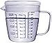 Produktbild Messbecher aus widerstandsfähigem Glas mit Skala, klarer digitaler Milchbecher mit Zeckenmarkierung, hohe Borosilikatskala, Becher zum Kochen, Backen, Messbecher