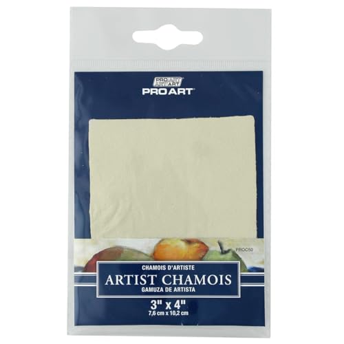 Pro Art Chamois, 3" x 4", Small – 3-inch x