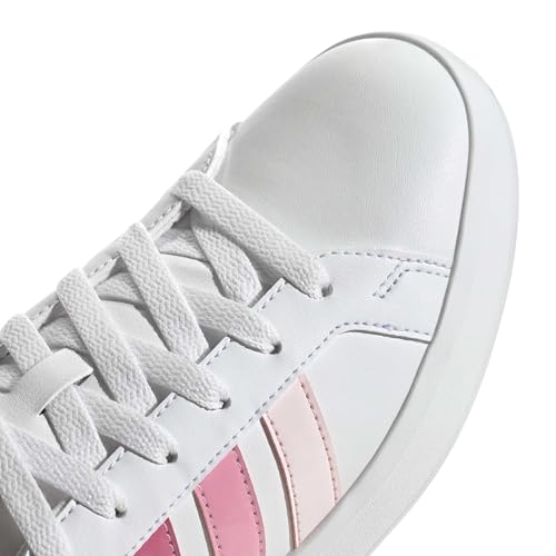 adidas Unisex Kinder Grand Court 3.0 Junior Shoes, FTWR White/Pink Fusion/Bliss Pink, 39 1/3 EU – Ansicht 5