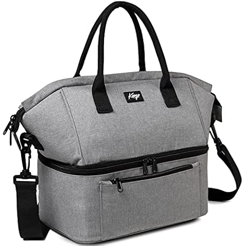 Bolsa Térmica Kasgo con Compartimentos Dobles y Correa Ajustable Cover