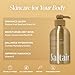 Saltair Body Wash, Golden Hour 2-Pack. Moisturizing Body Cleanser with Hydrating Ingredients. Luxury Shower Gel for Women and Men. Vegan, Cruelty-Free, Paraben-Free. 2x 17oz Pump Bottles