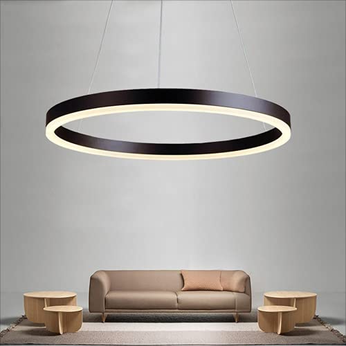 Suspension lumières LED duminat noir avec hauteur réglable pour salle de restaurant