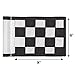 Golf City Products Checkered Mini Golf Flag with Tube Insert - Putting Green Flags are 8