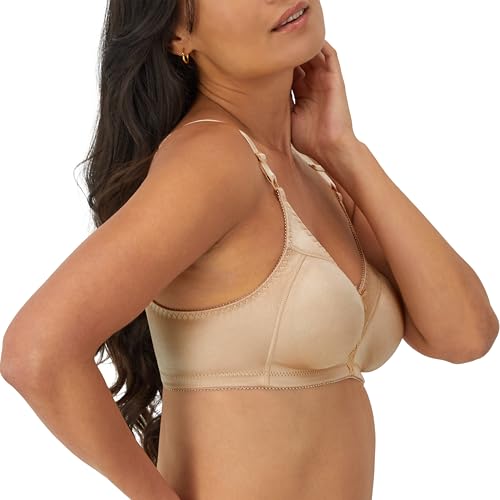Image of Bali Women's Double Support Wireless Bra, Comfortsoft Full-coverage Wirefree Bra, Df3820