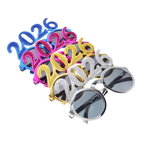 Veemoon Gafas de Sol de Graduación 2026 Ligeras y Cómodas para Fiestas y Eventos Festivos Números Brillantes y Diseño Portátil