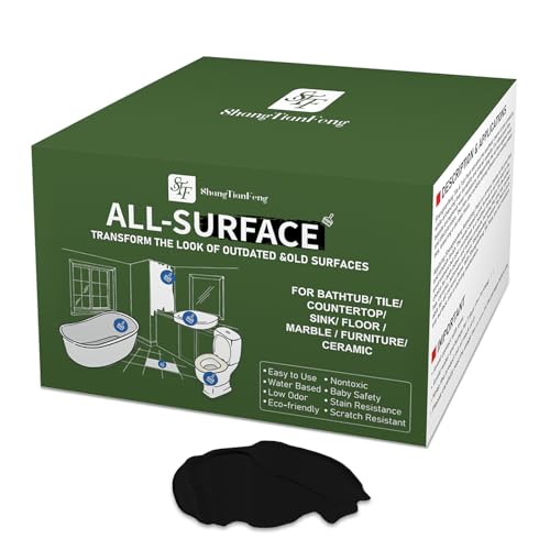 Black Ceramic Tile Bathroom Wall Bathtub Paint Sink Paint Refinishing