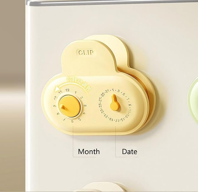 Chip Clips with Magnet£¬Record Time Design£¬Fridge Magnets Chip for Food Storage, Sealing Bag Packages Home Kitchen Organization Accessories